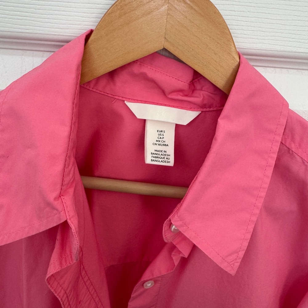 H&M Pink Button-Up Shirt - Picture 3 of 7